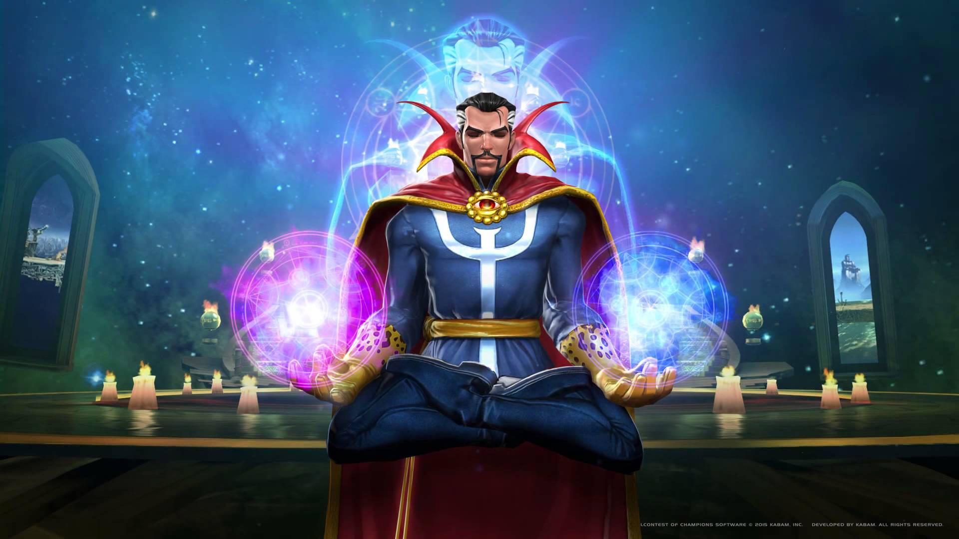 Doctor Strange Meditate Background