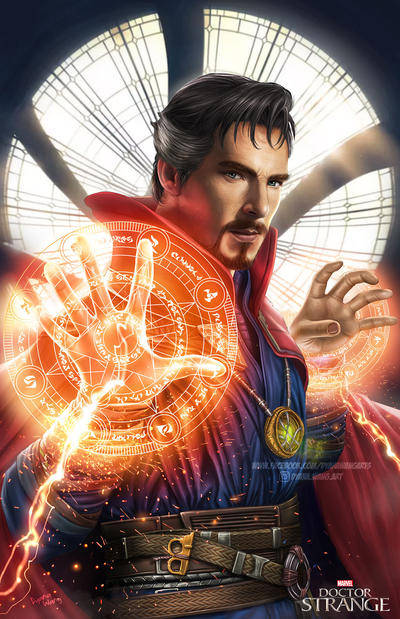 Doctor Strange Protective Field Background