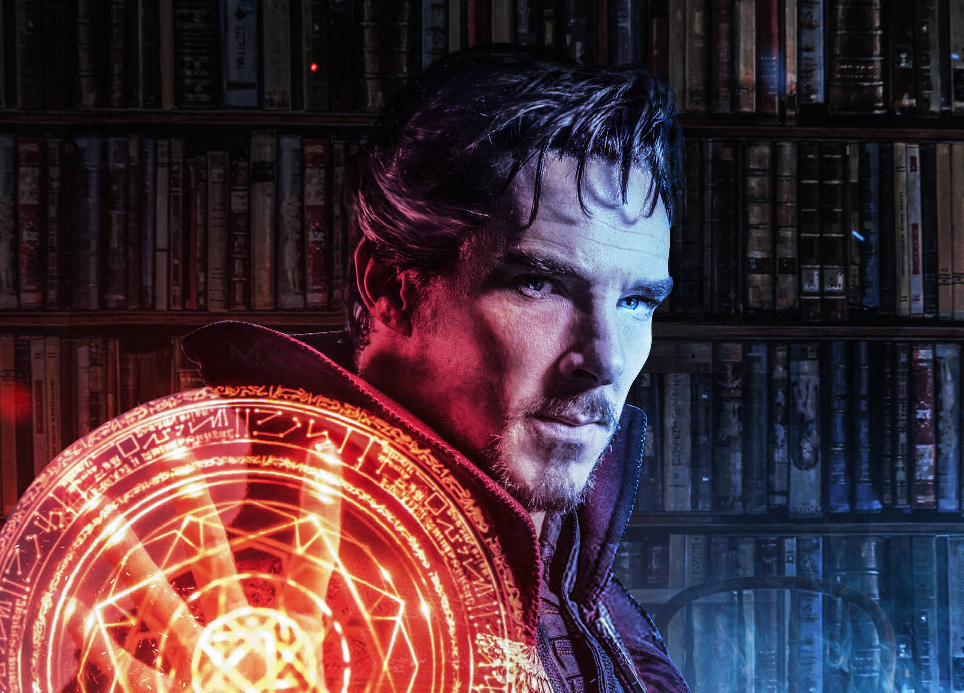 Doctor Strange Red Blue