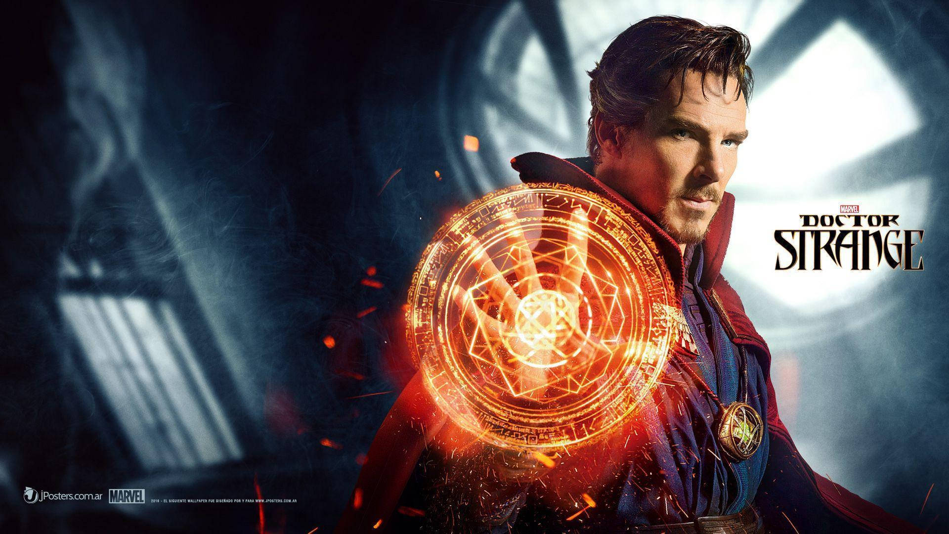 Doctor Strange Red Cloak Background