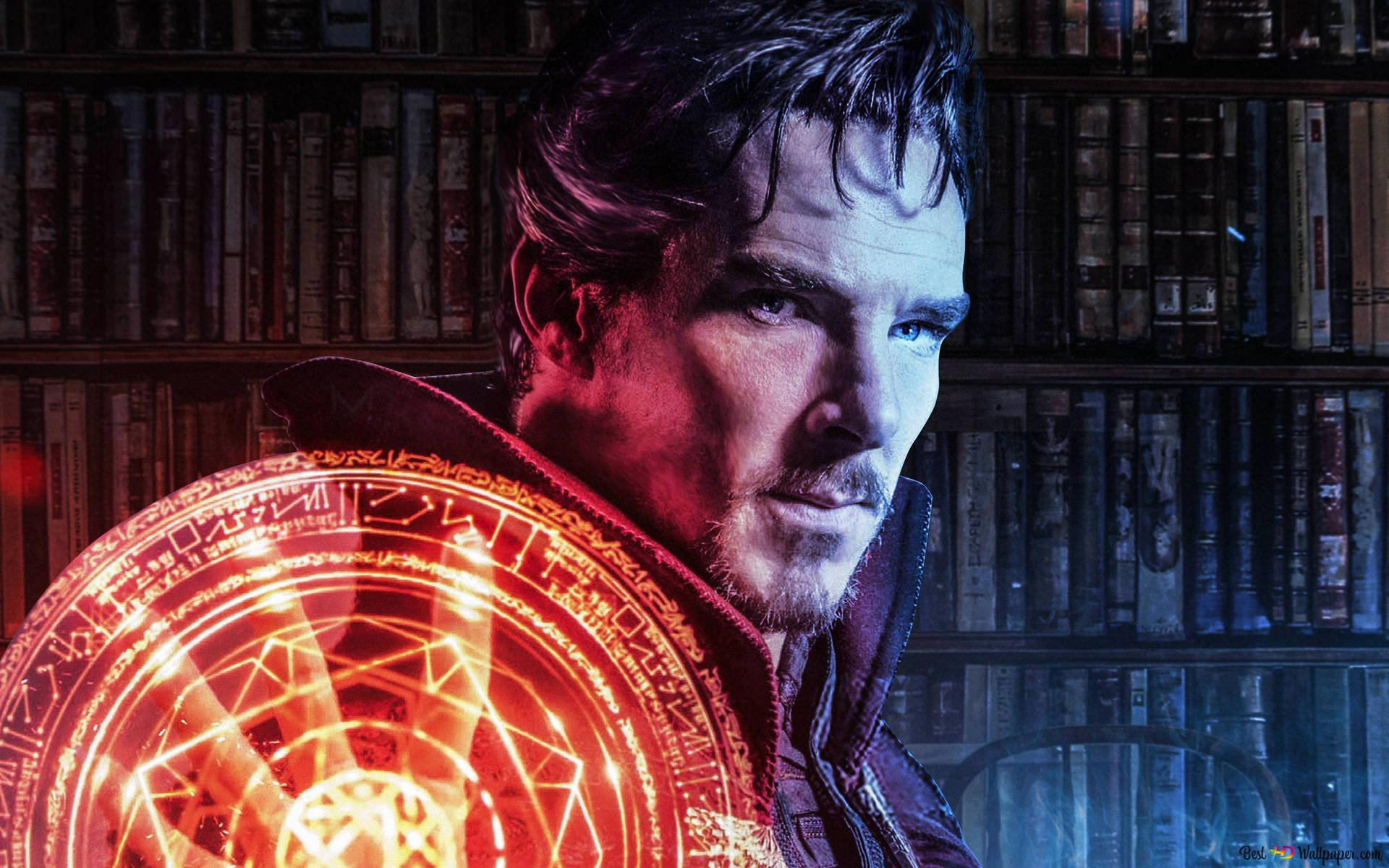 Doctor Strange Superhero Magic Spell Background