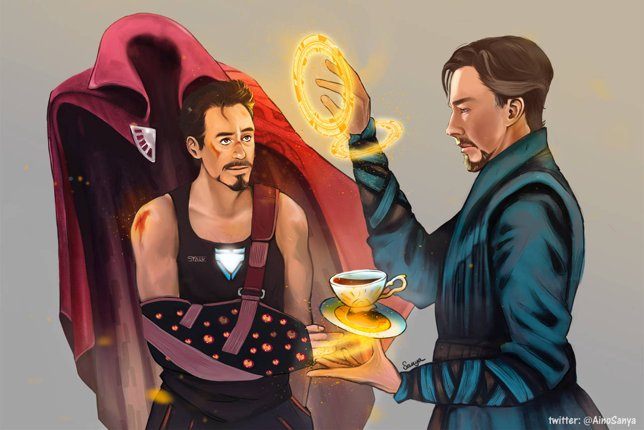 Doctor Strange Tony Stark Background