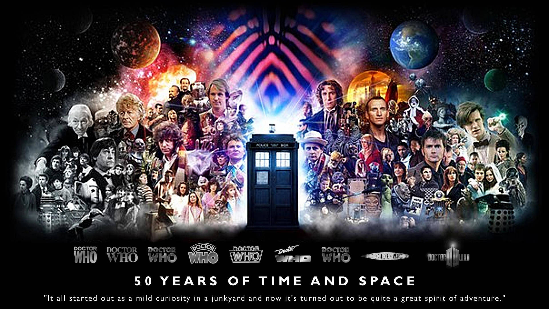 Doctor Who 50 Years Background