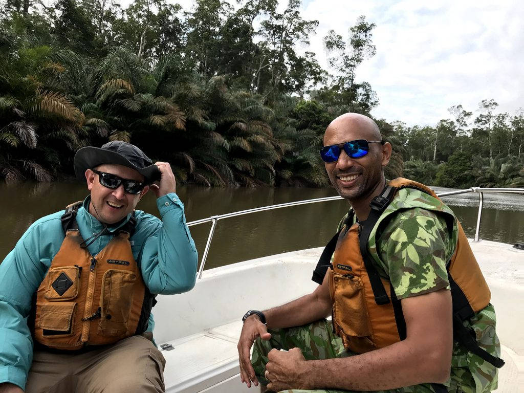 Documentarists In Gabon Background