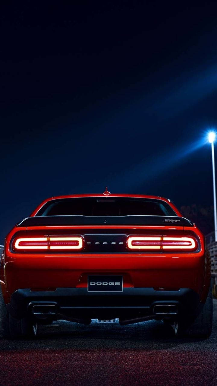 Dodge Challenger Rear End Background