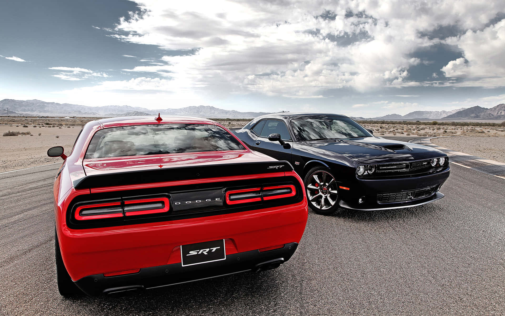 Dodge Challenger Srt Vs Dodge Challenger Srt Background