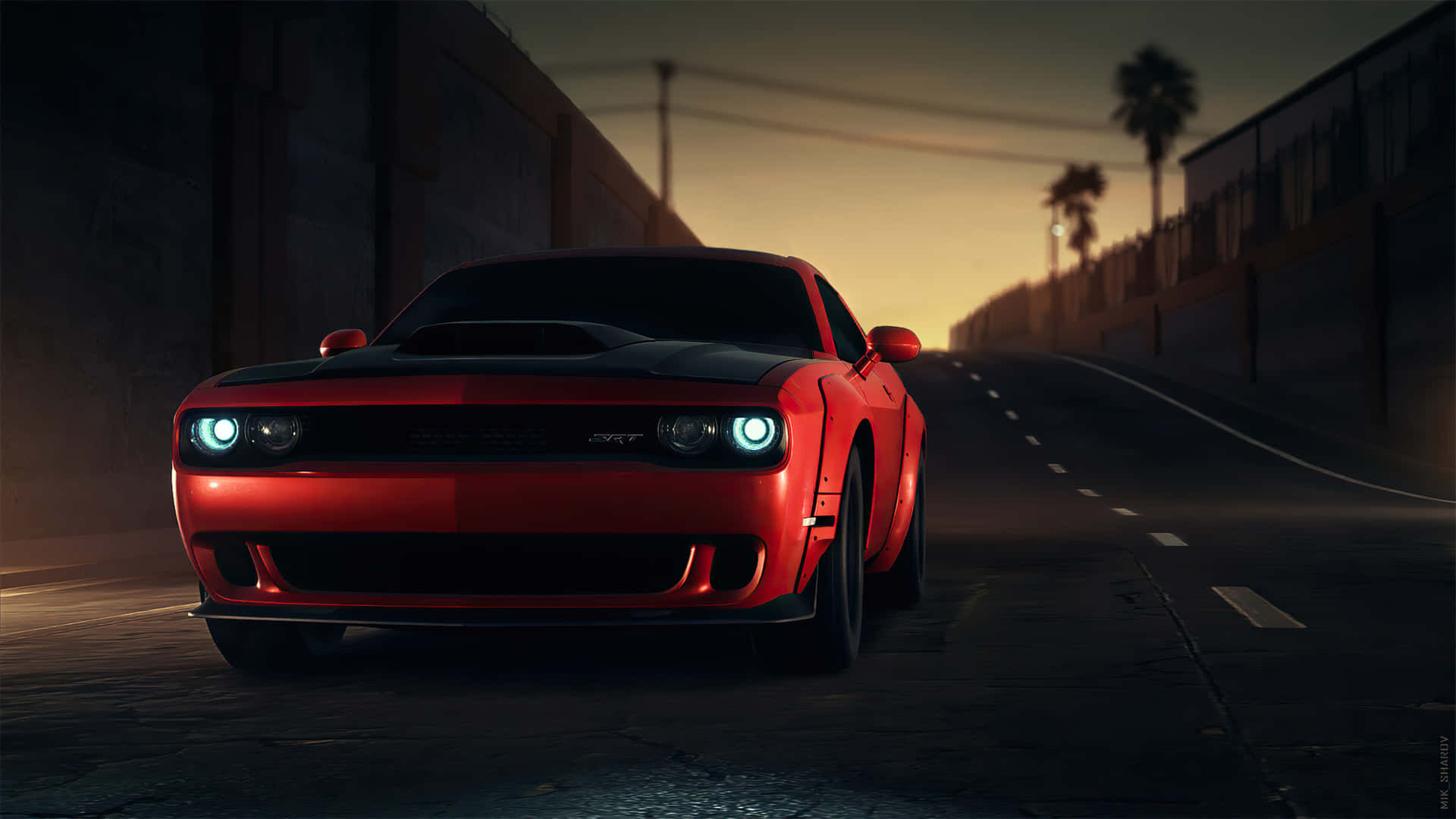 Dodge Challenger Srt - Wallpapers Background