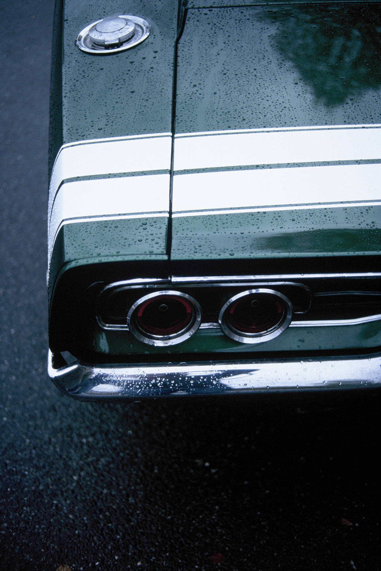 Dodge Challenger Tail Lights Background