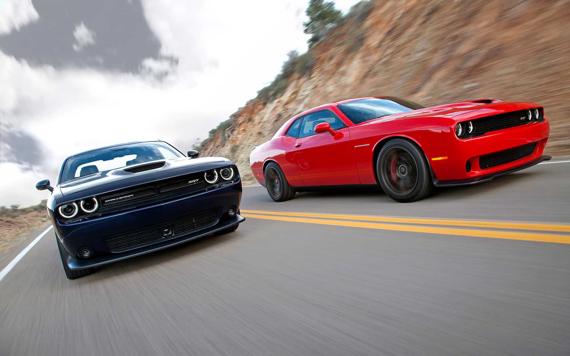 Dodge Challenger Vs Dodge Challenger Srt Background