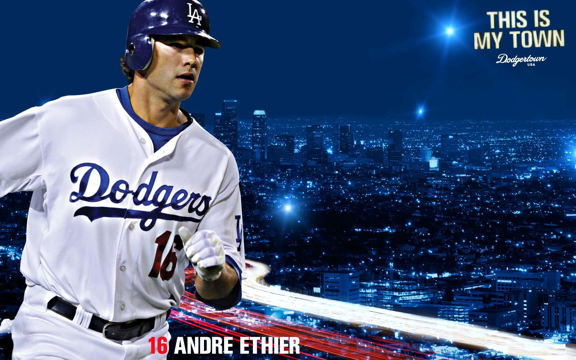 Dodgers Andre Ethier My Town Wallpaper Background