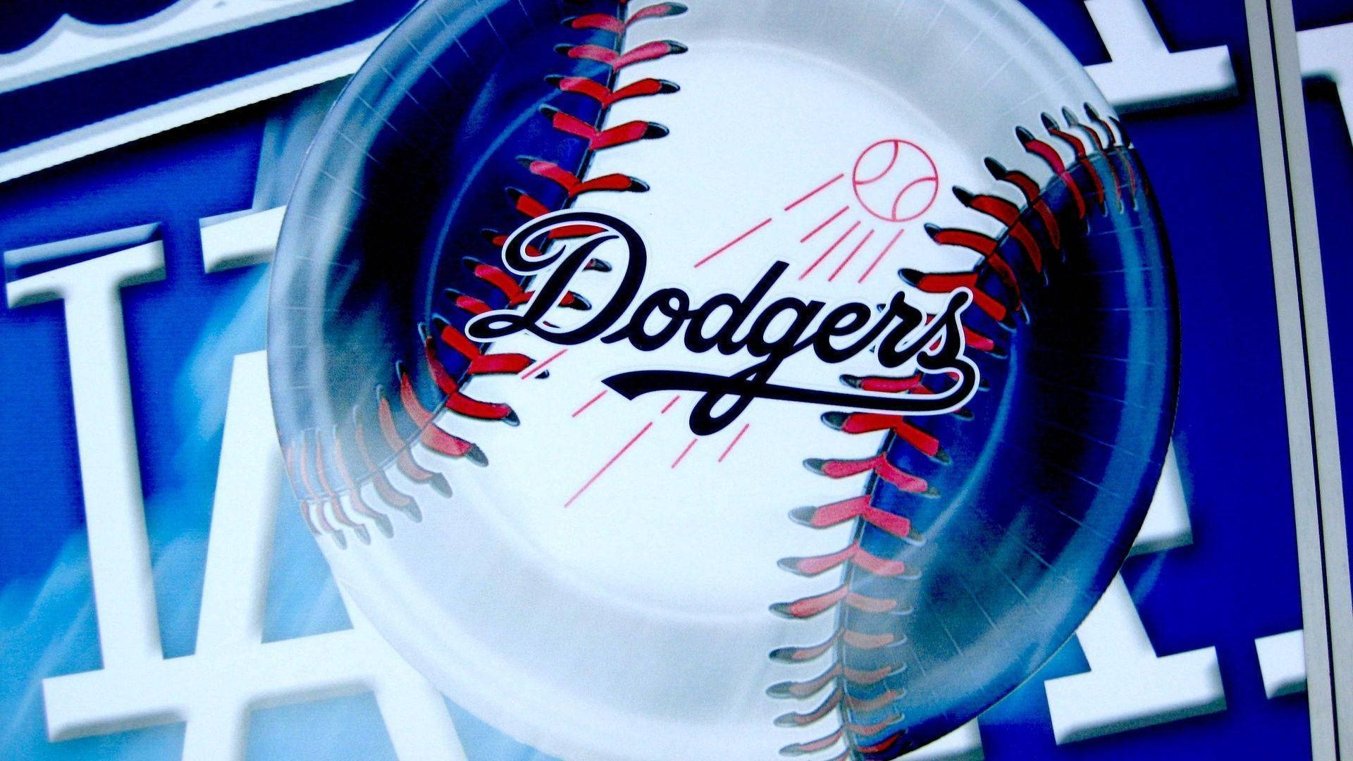 Dodgers Baseball Art Background