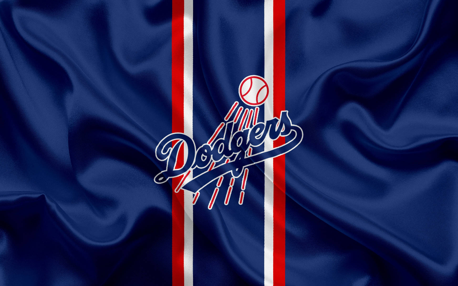 Dodgers Blue Cloth Flag Background