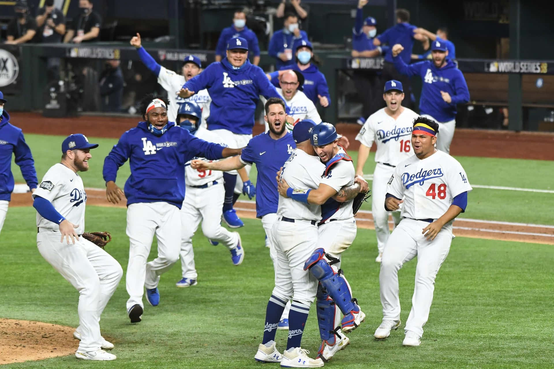 Dodgers Celebration Victory Moment.jpg Background