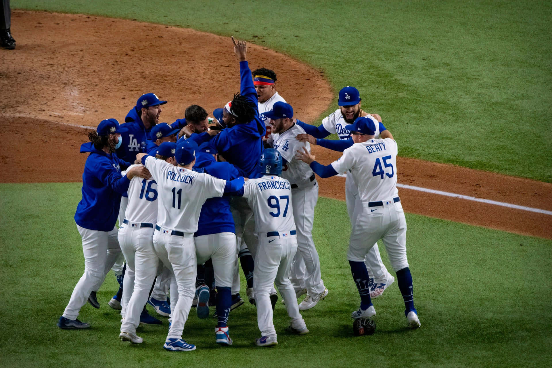 Dodgers Celebrationon Field.jpg Background