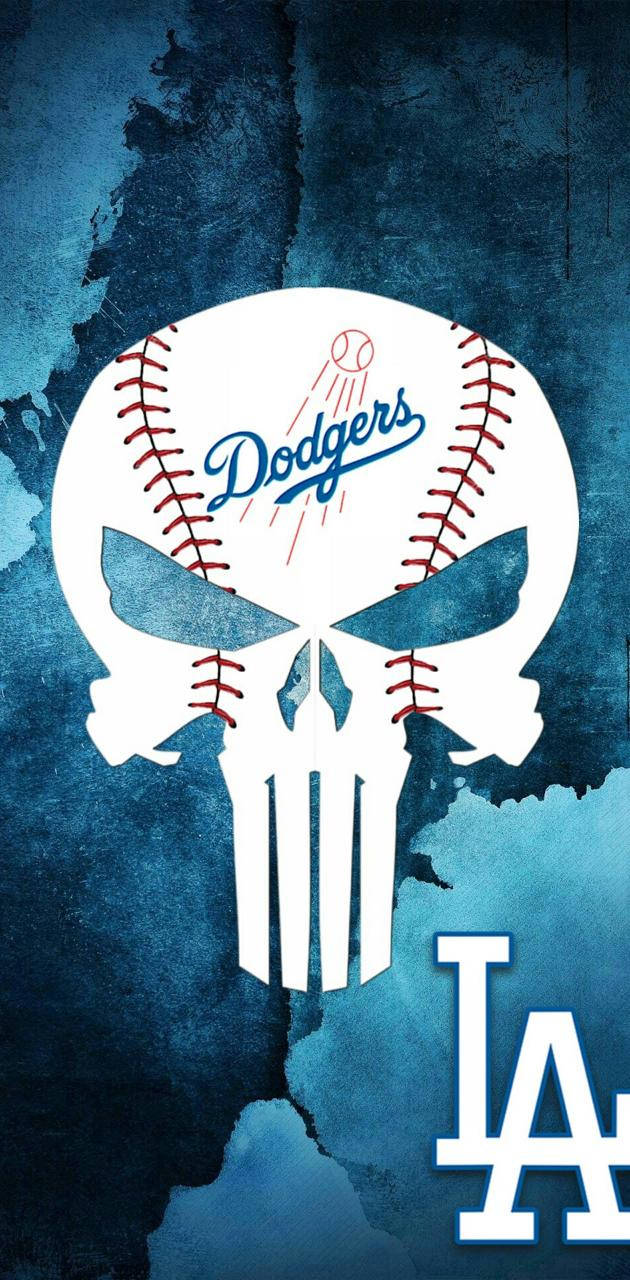 Dodgers Skull Logo Background