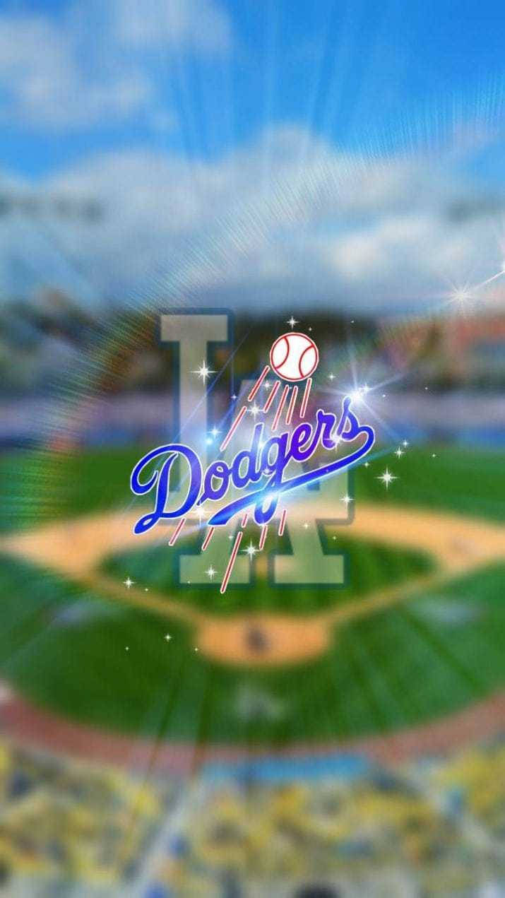 Dodgers Sparkle Logo Background