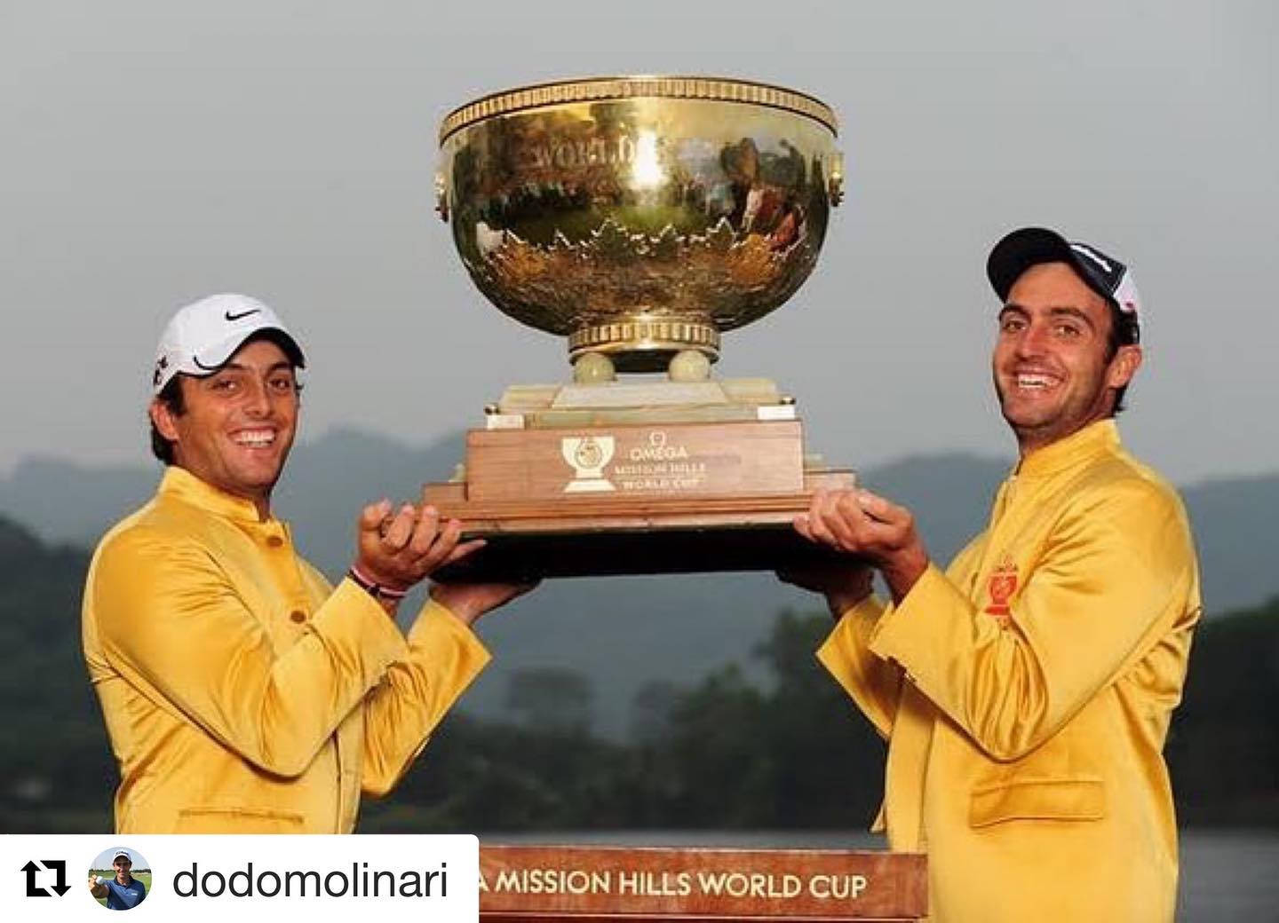 Dodo Francesco Molinari Carrying Trophy