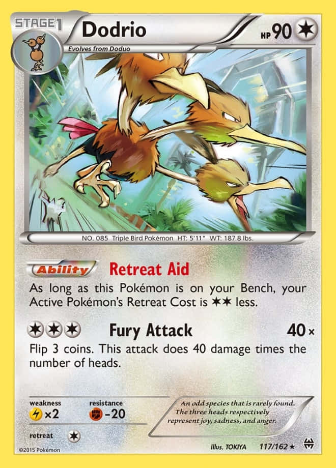 Dodrio Retreat Aid Pokemon Trading Card