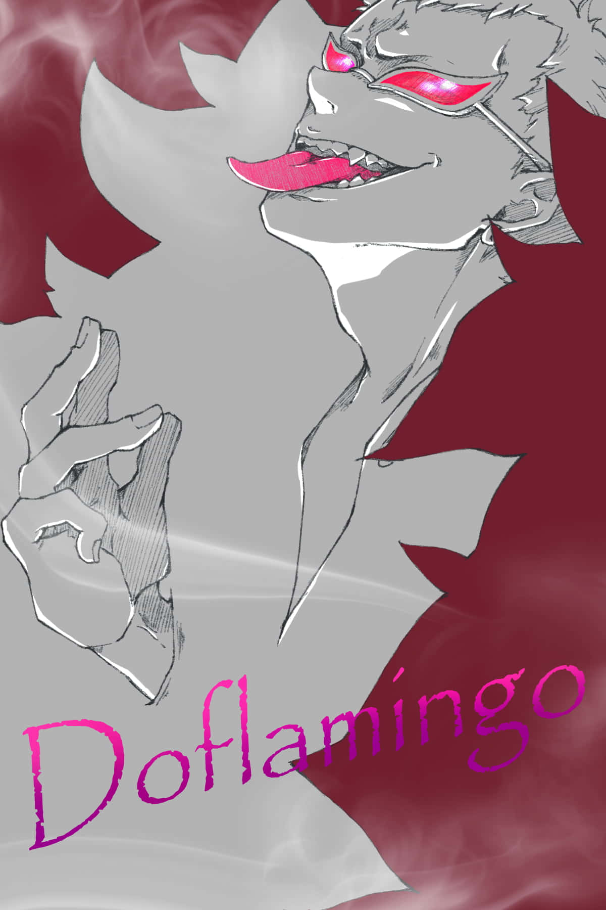 Doflamingo Smirk Artwork Background