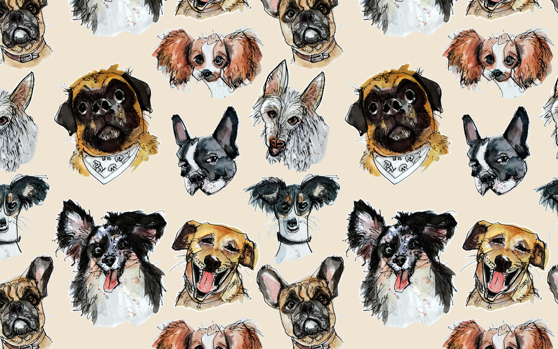 Dog Breeds Digital Art