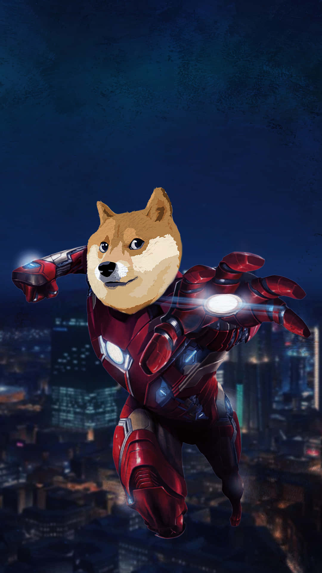 Doge Iron Man Background