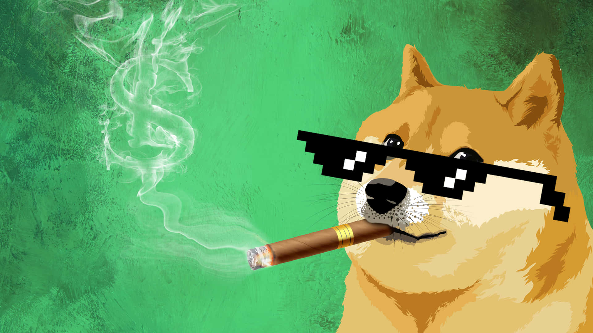 Doge With Cigar
