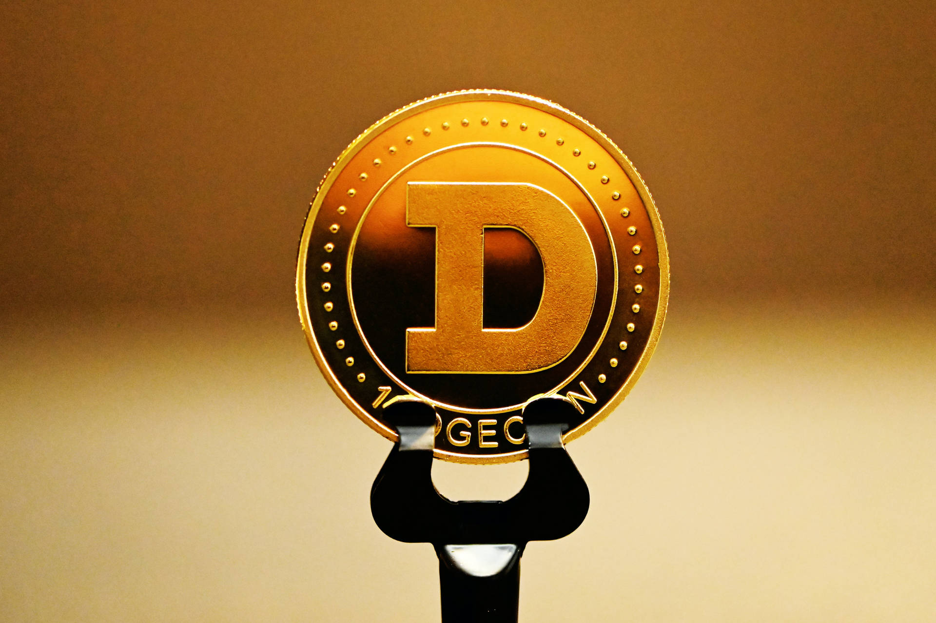 Dogecoin Cryptocurrency Trading Background