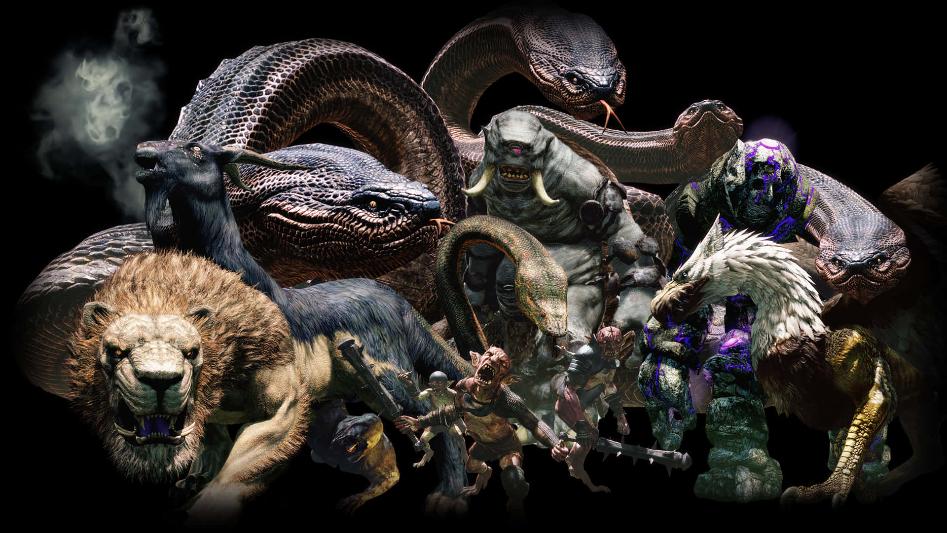 Dogmatic Enemy Monsters Background