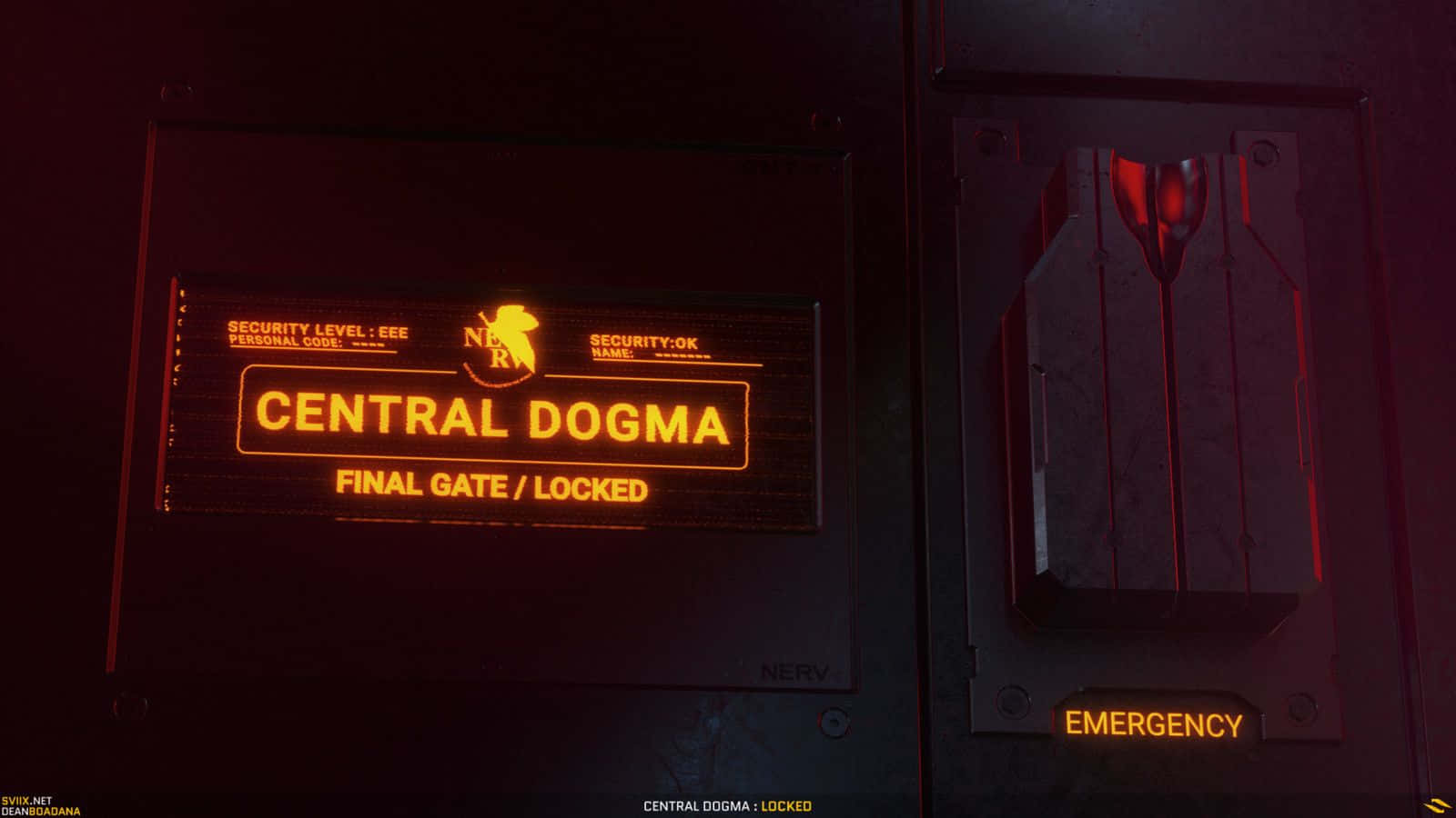 Dogmatic Gate Security Interface Background