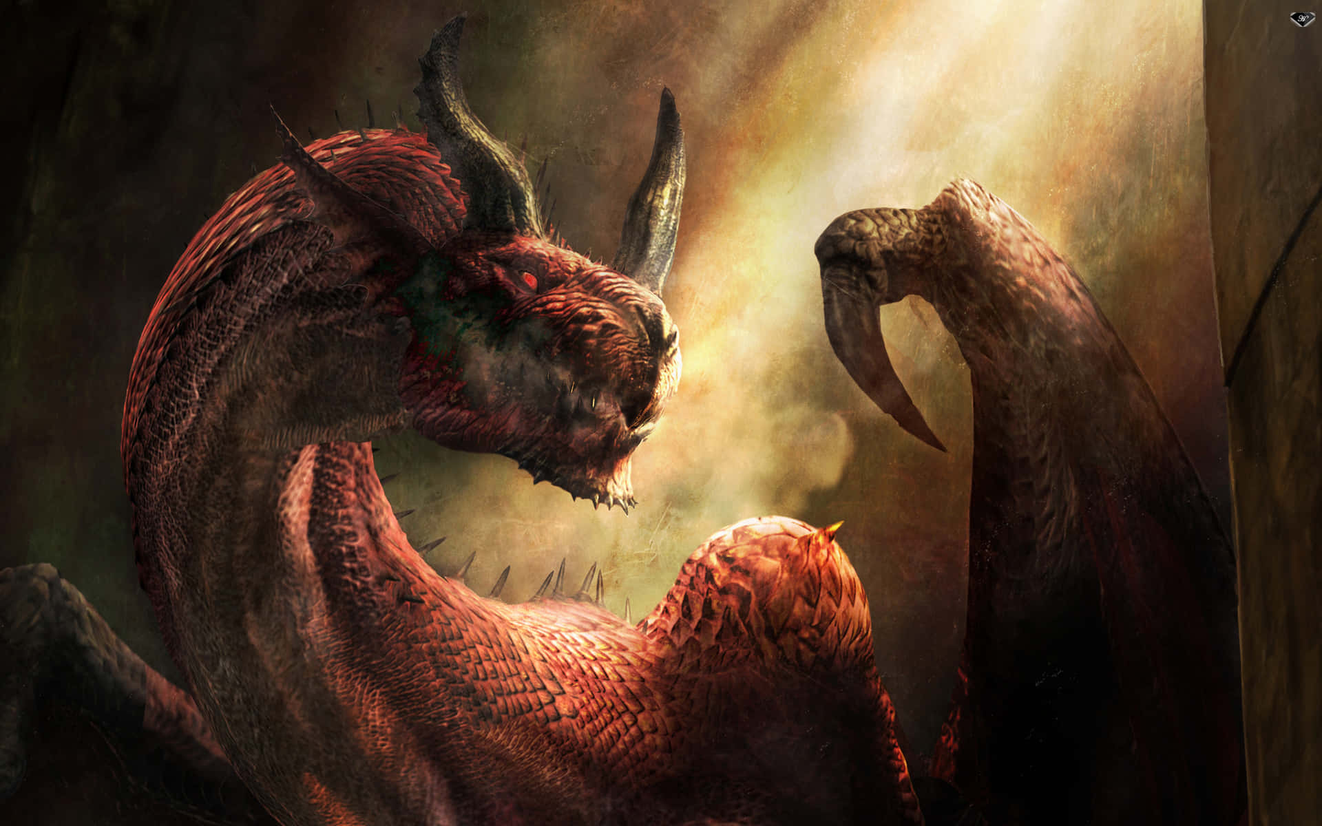 Dogmatic Red Dragon Background