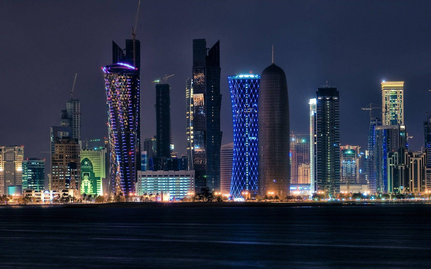 Doha City Light Road