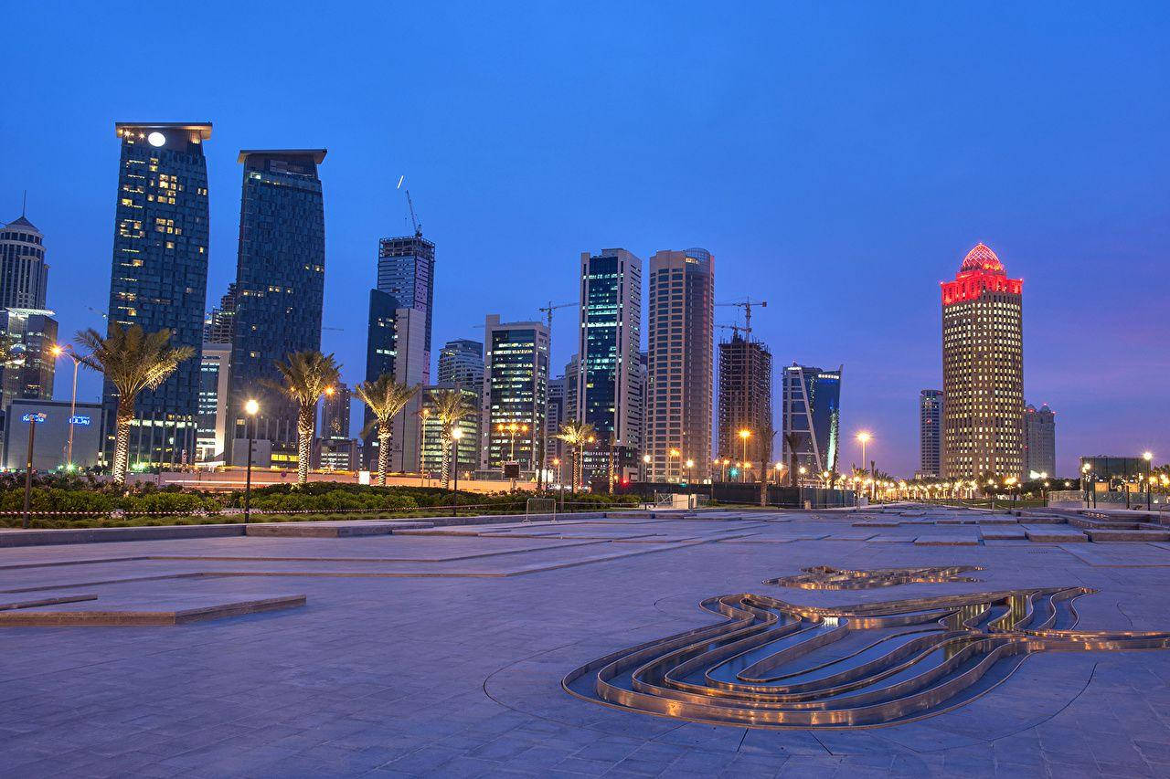 Doha City Sand Background