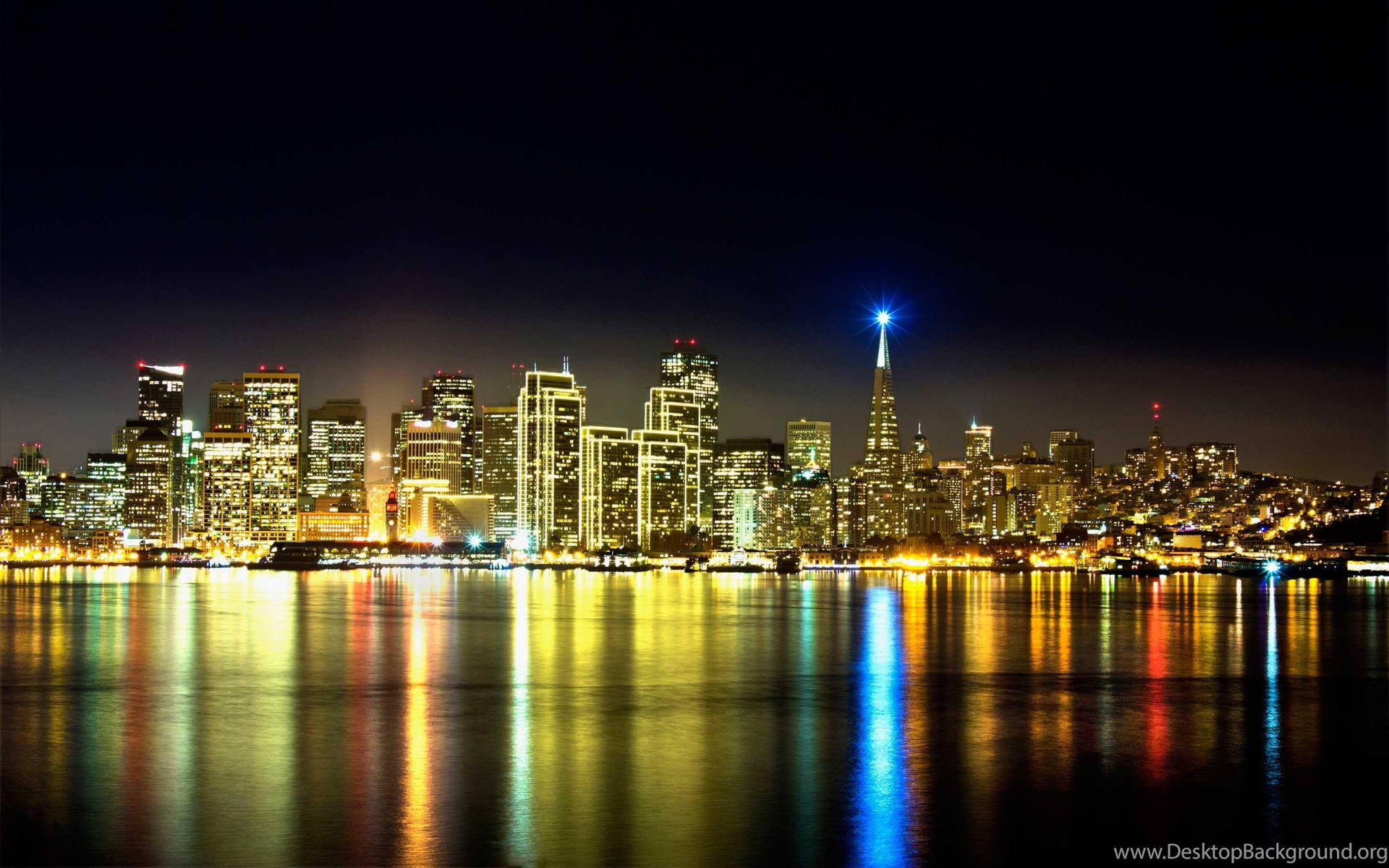 Doha Reflective River Background