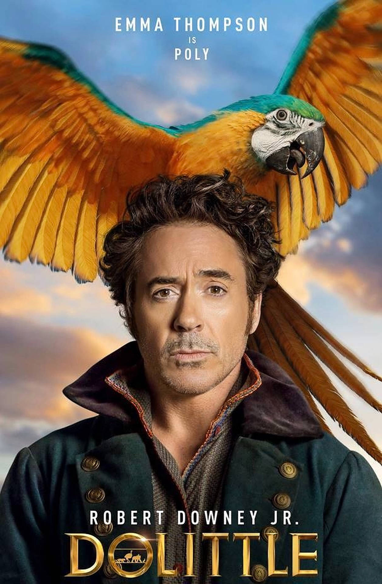 Dolittle With The Parrot Background