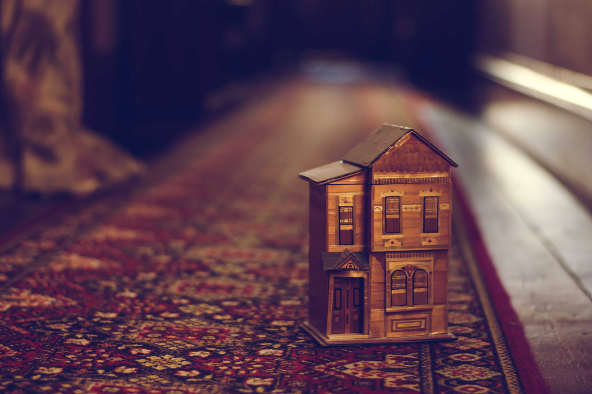 Dollhouse Miniature House Photography Background