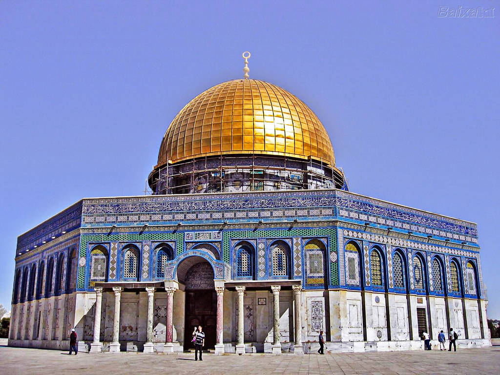 Dome Of The Rock Clear Sky