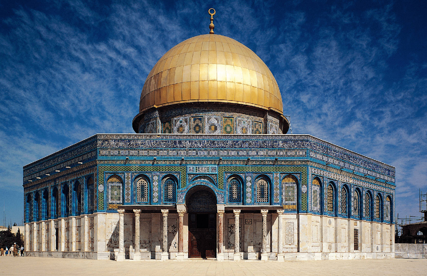 Dome Of The Rock Dramatic Background