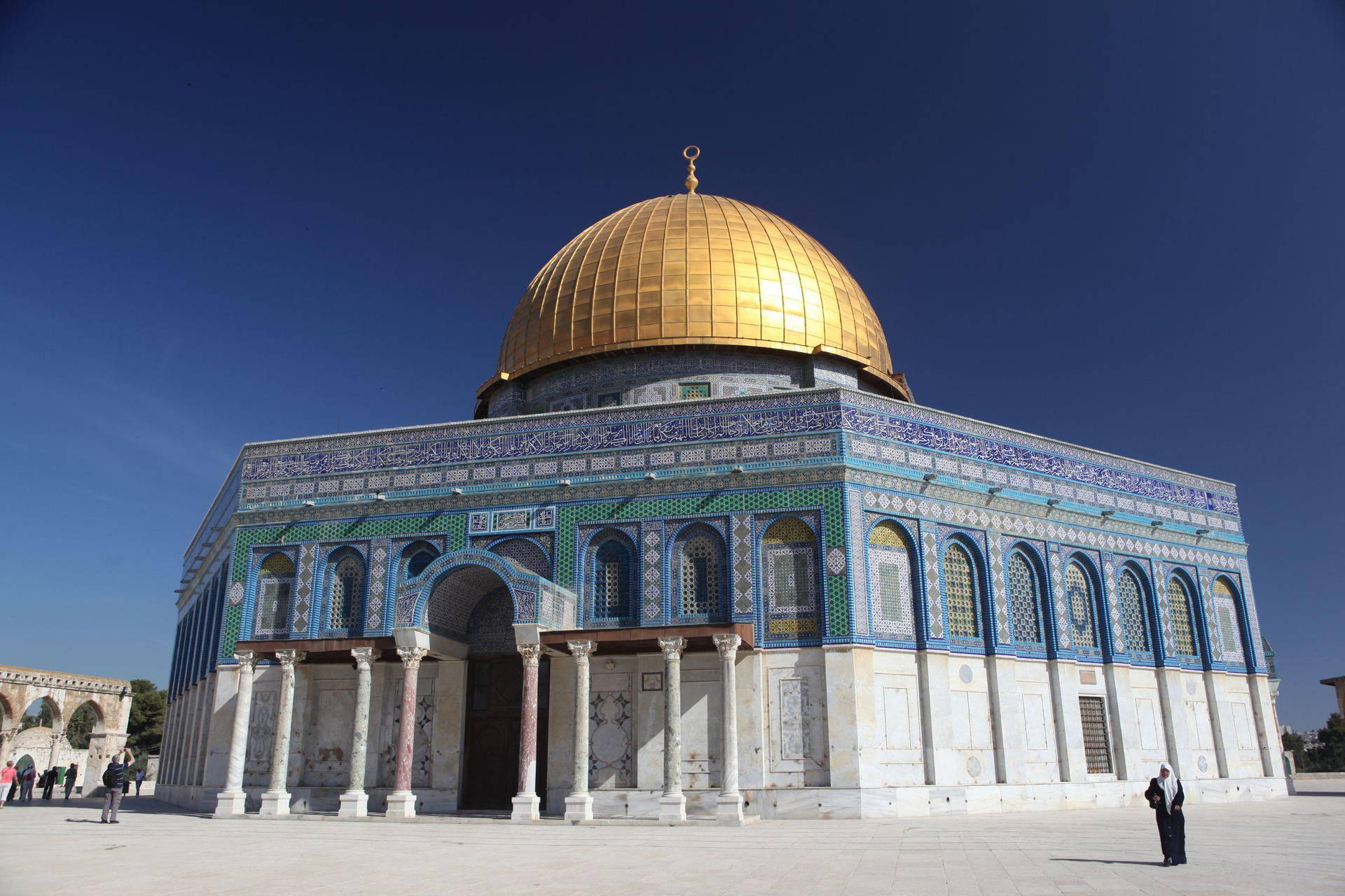 Dome Of The Rock View Background