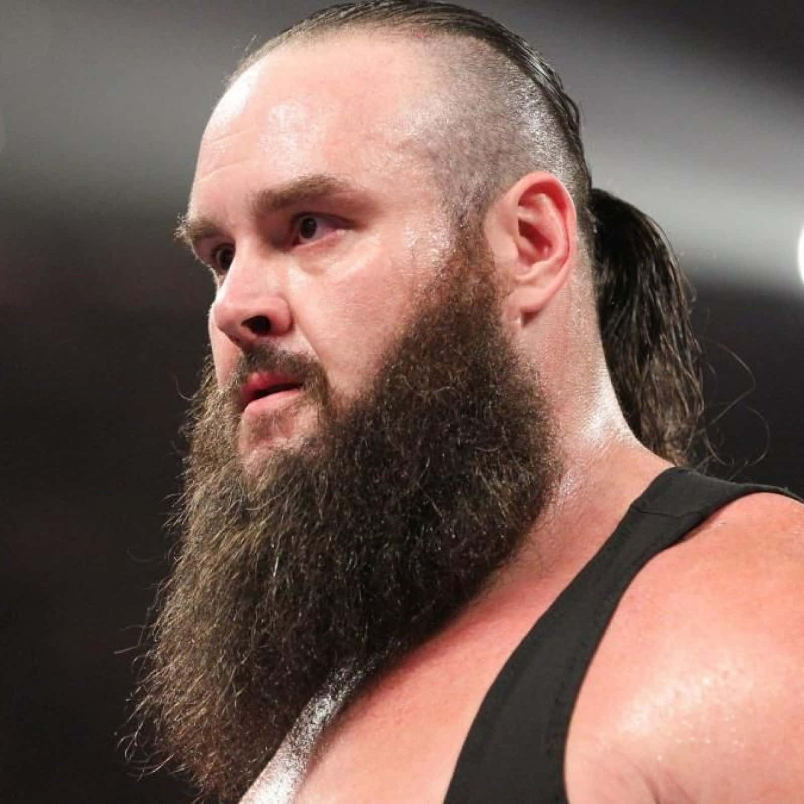 Dominant Force In Wwe, Braun Strowman In Action At Royal Rumble 2017 Background