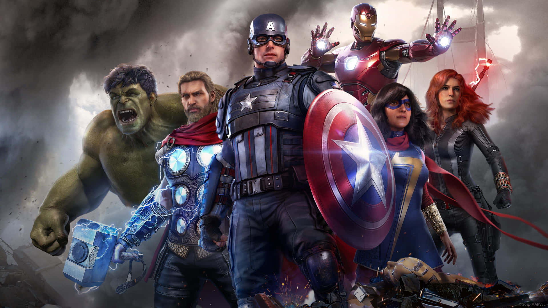 Dominate Your Foes As Your Favorite Marvel Superhero In Marvel's Playstation 4game