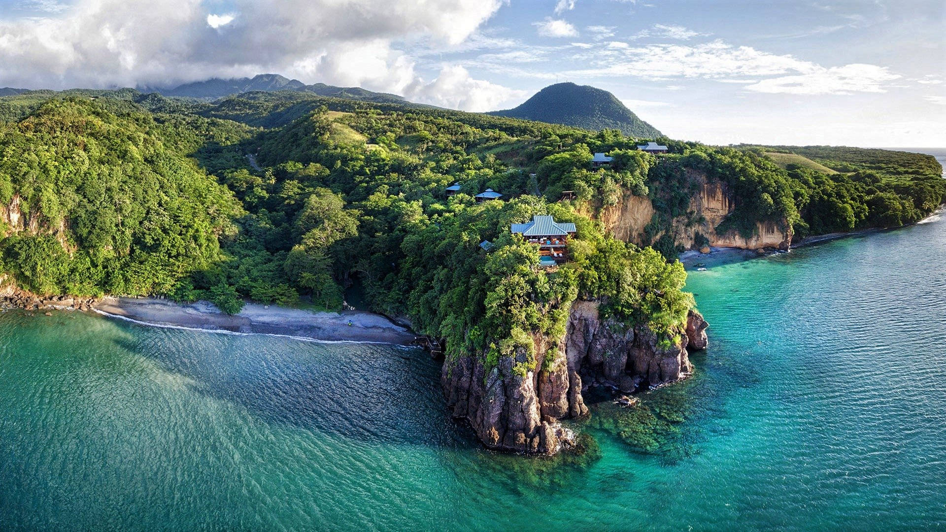 Dominica Caribbean Villas Background