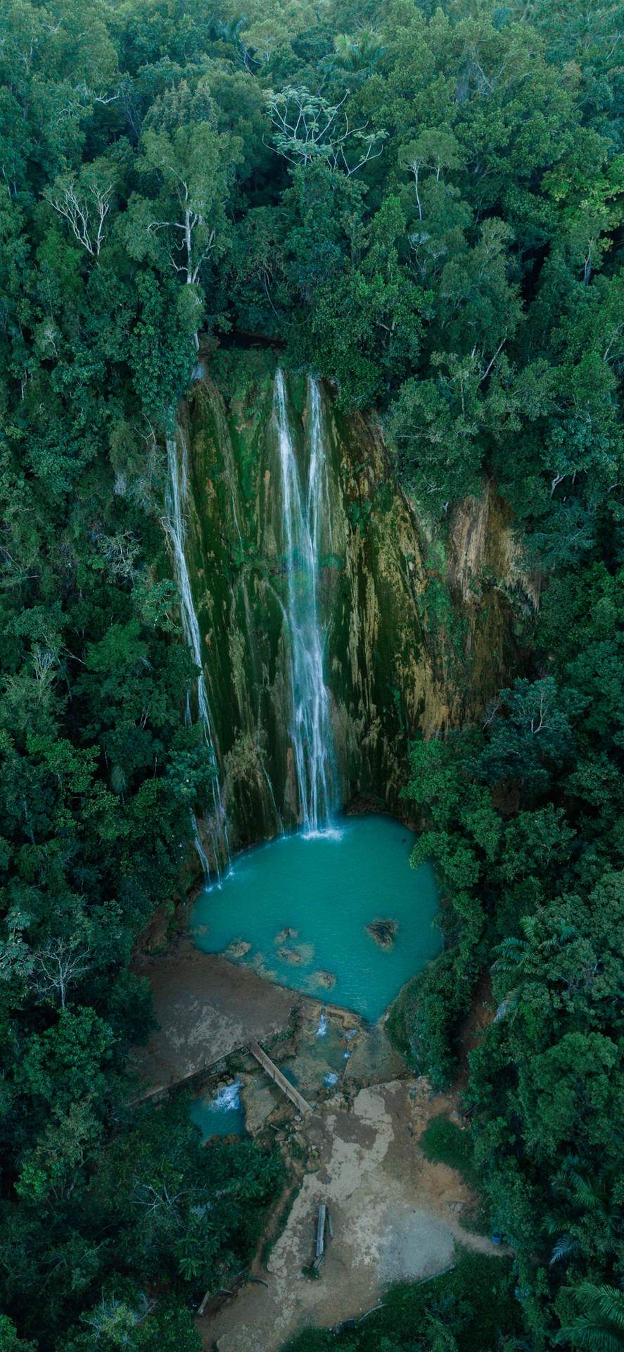 Dominica Hidden Waterfalls Background