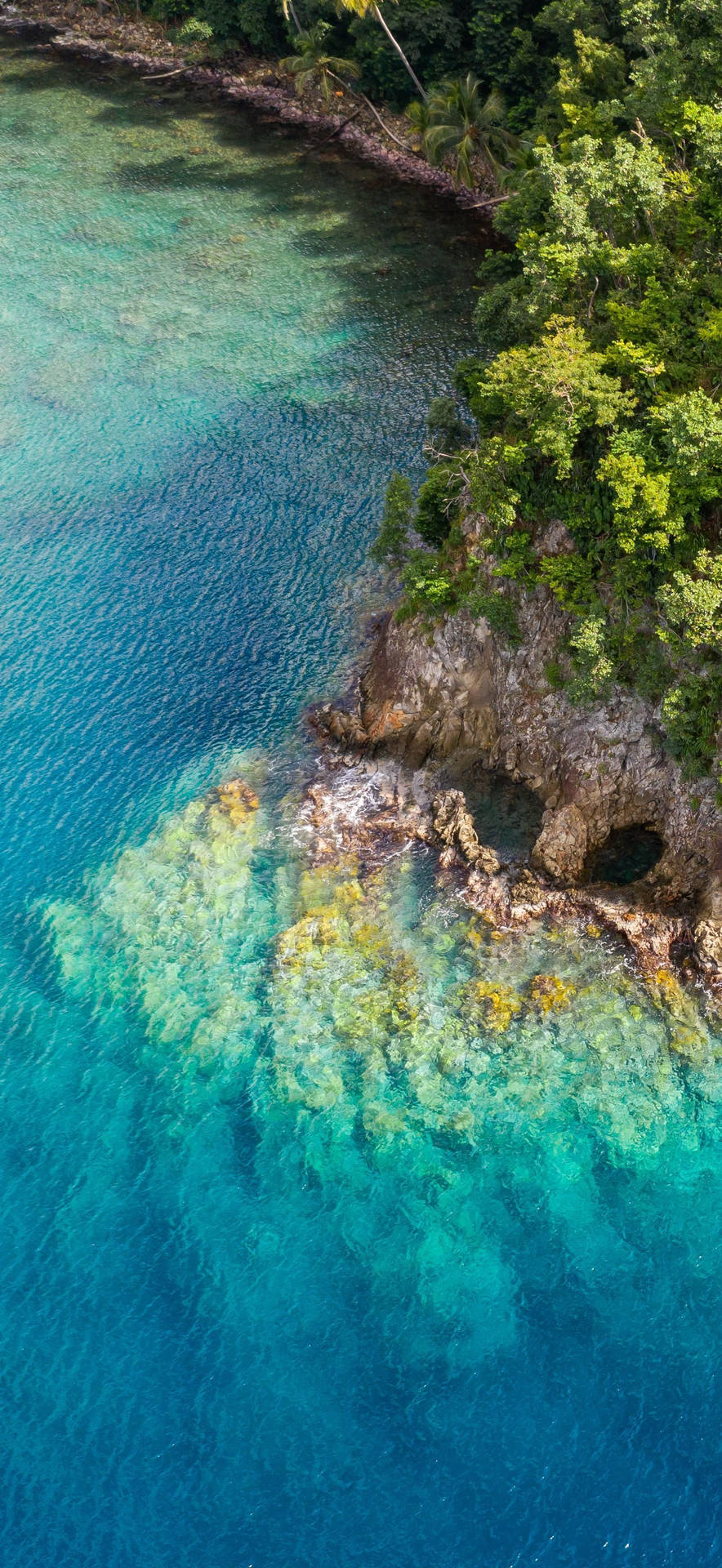 Dominica Island Aerial View