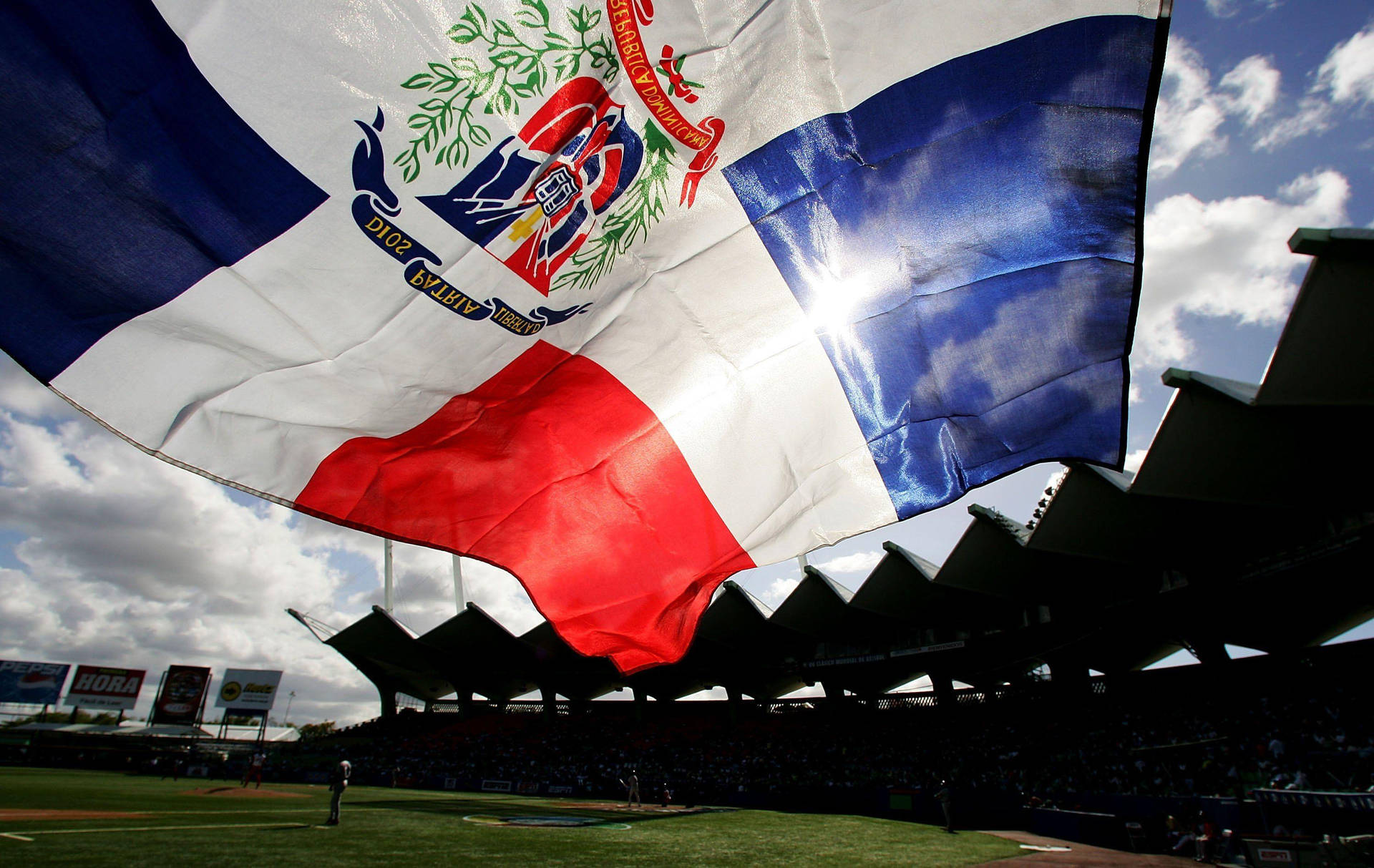 Dominican Republic Field Flag