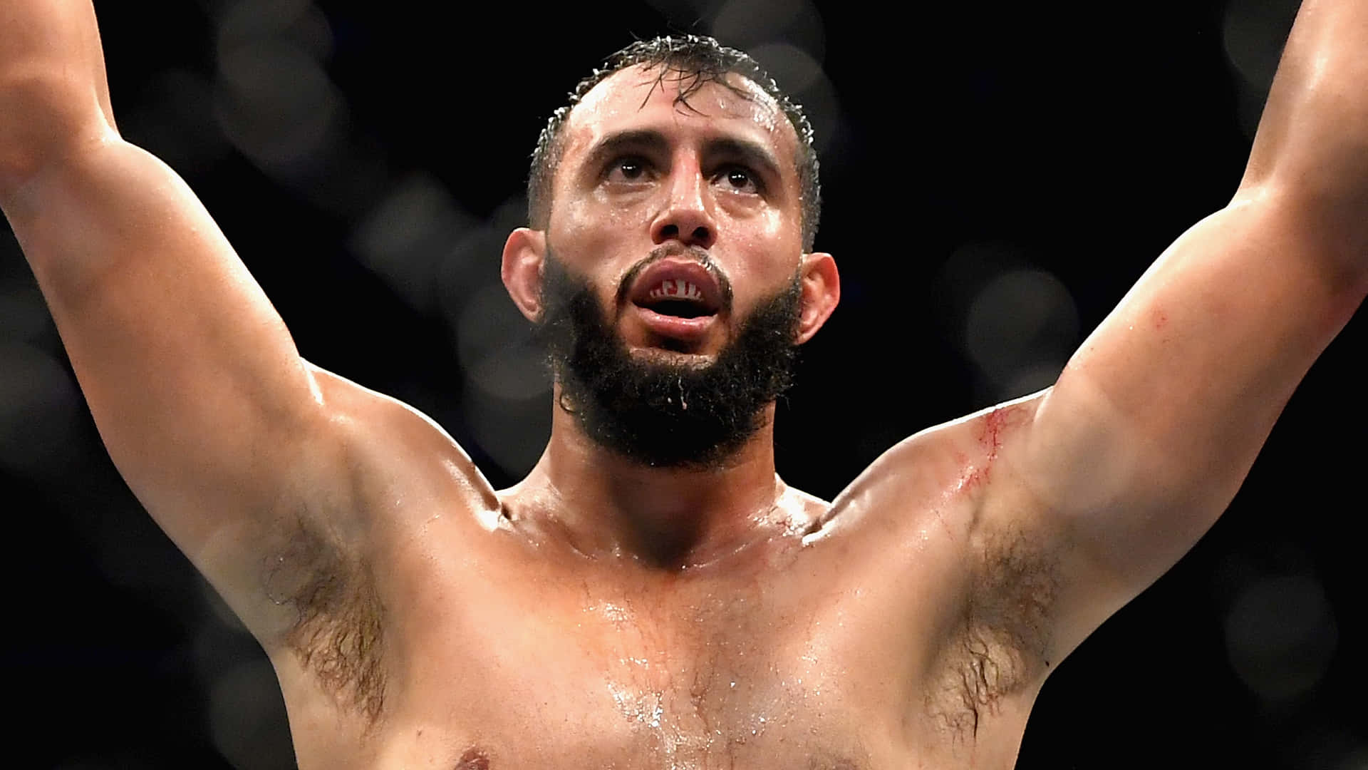 Dominick Reyes - A Skillful Marvel In The Ufc Octagon Background