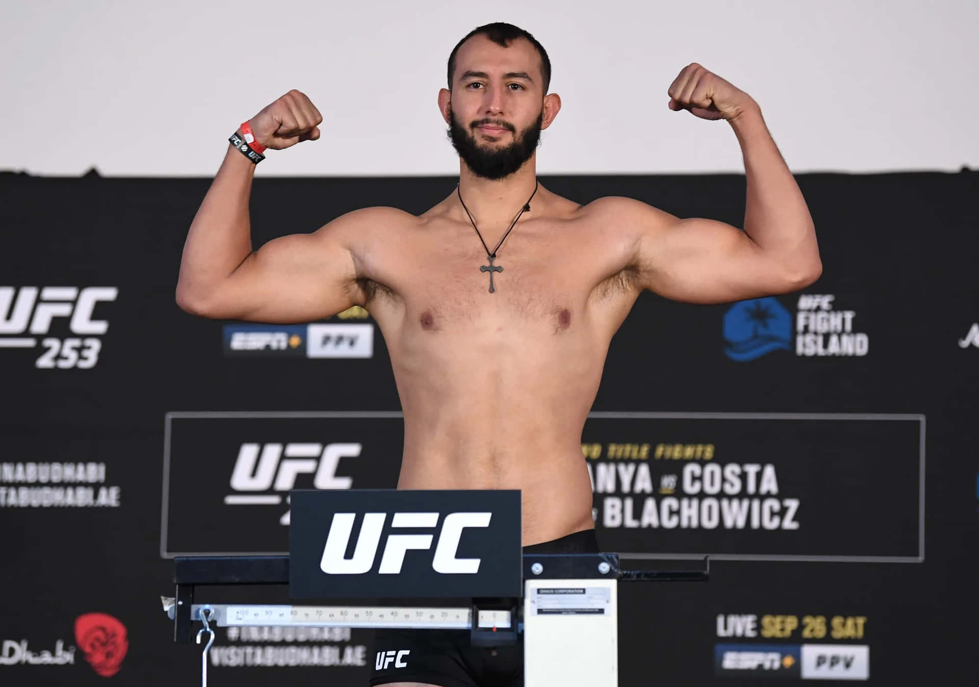 Dominick Reyes U F C Weigh In Pose