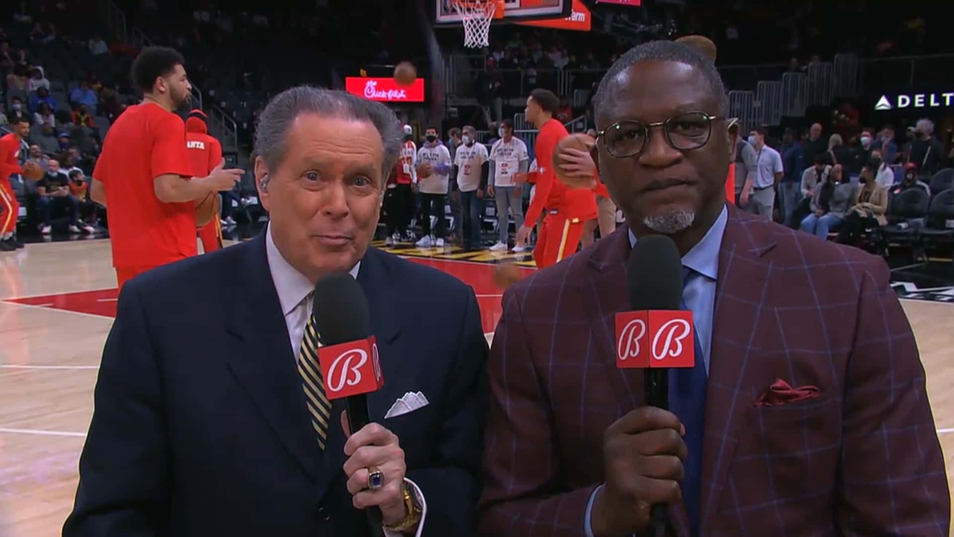Dominique Wilkins Bob Rathbun Court Reporters Background