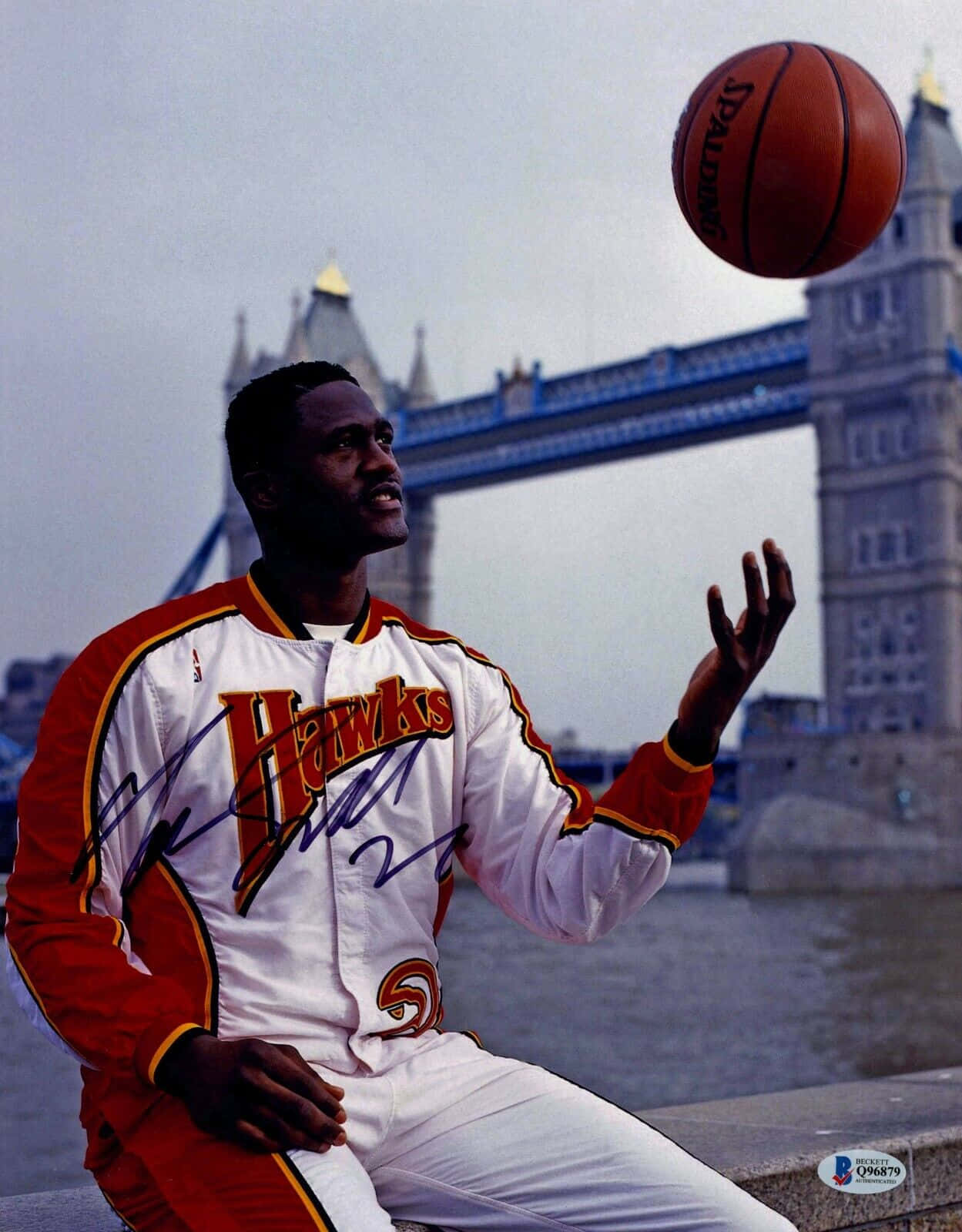 Dominique Wilkins London Tower Bridge Background