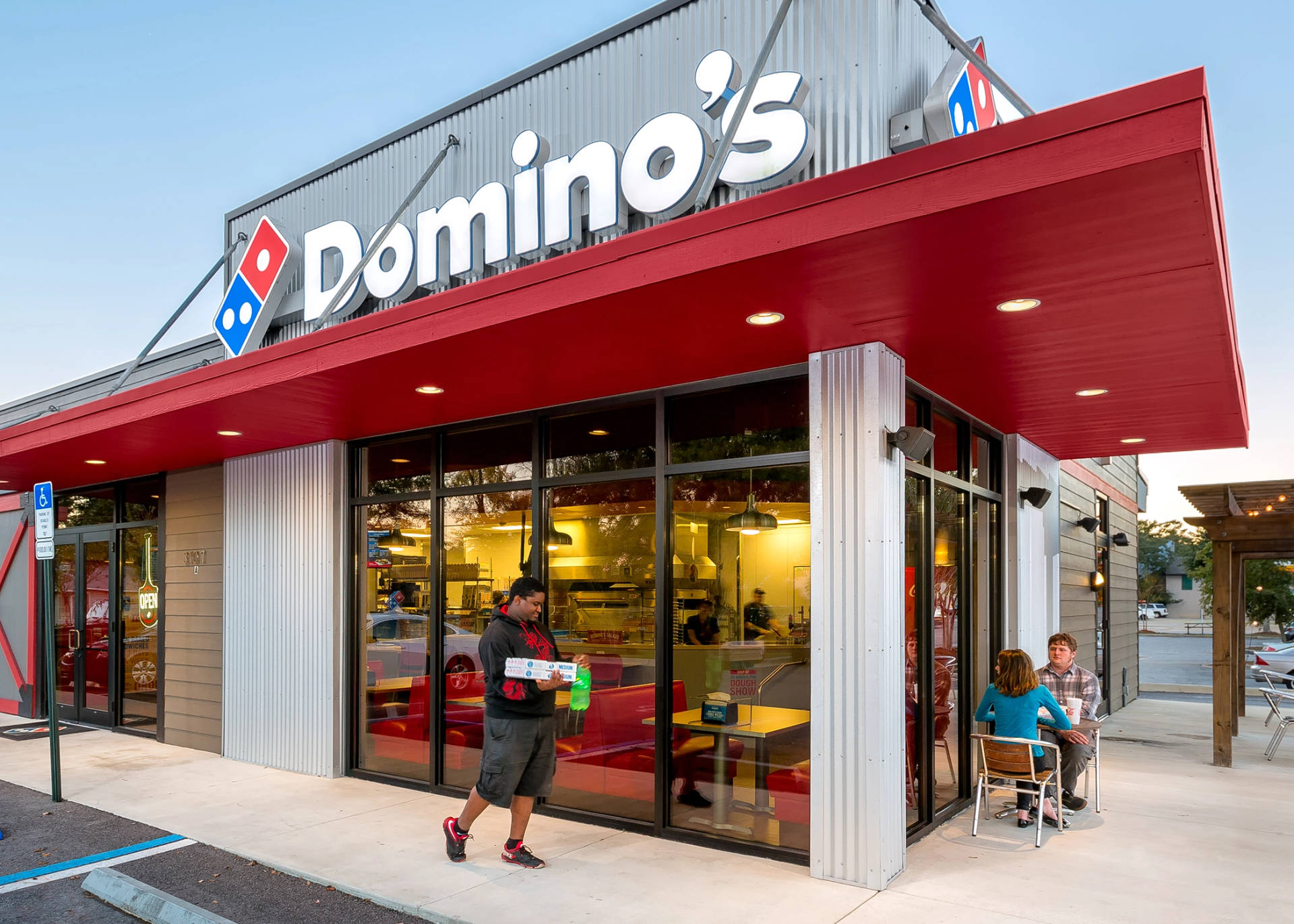 Domino's Restaurant Background