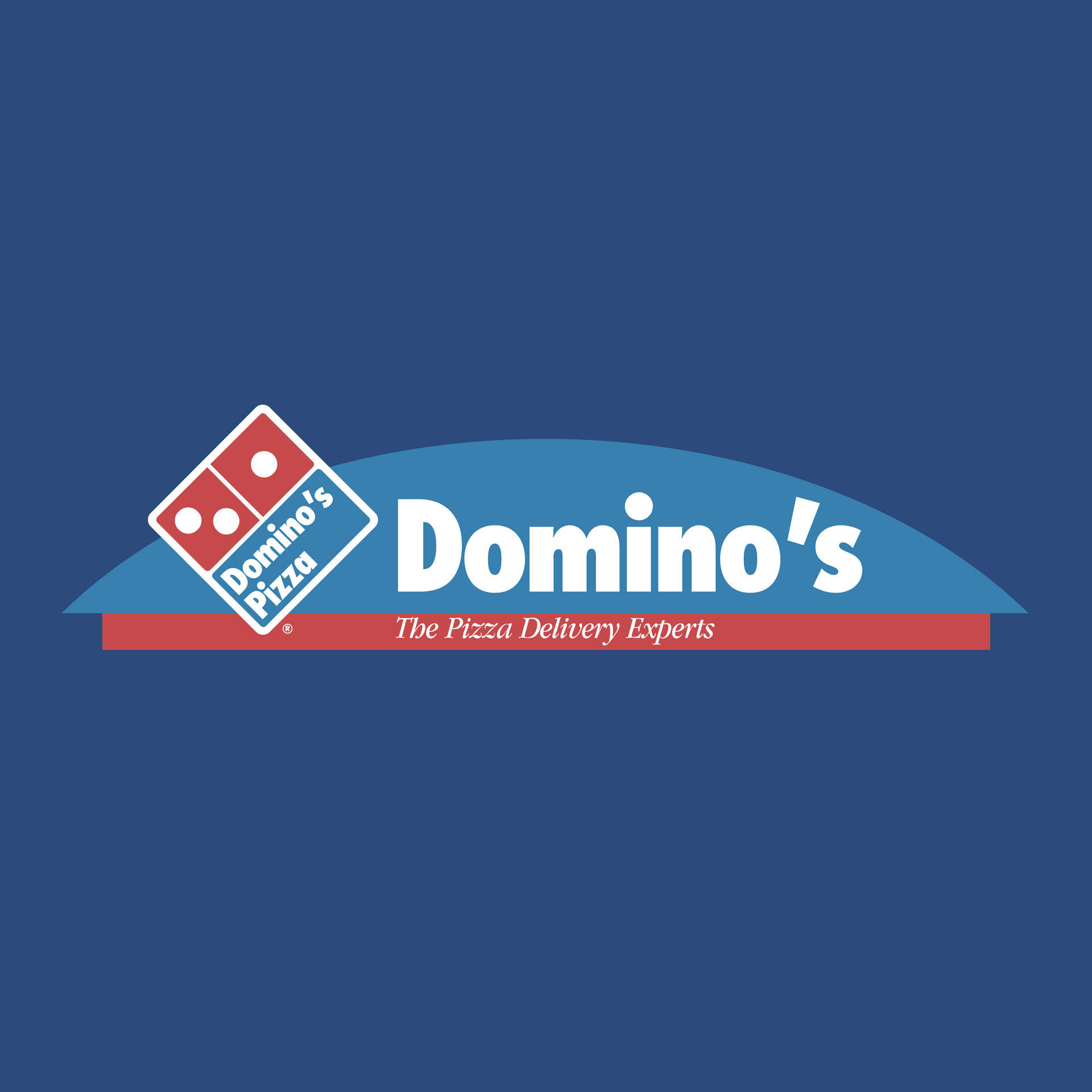 Dominos Pizza Logo Vector Background